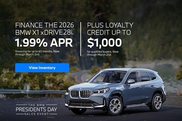 Finance The 2026 BMW X1 xDrive28i. 1.99% APR