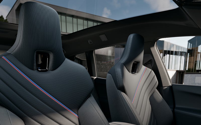 Interior seats and upholstery of the BMW iX M70. | Bachrodt BMW in Rockford IL