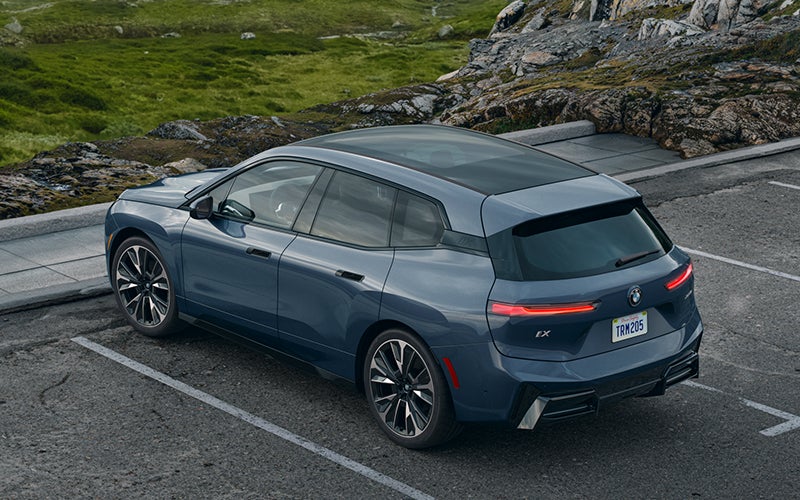 The BMW iX parked in a parking spot. | Bachrodt BMW in Rockford IL