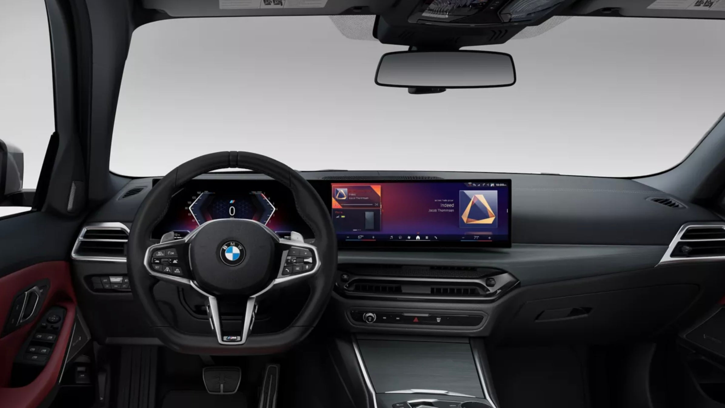 BMW M3 on mountain road